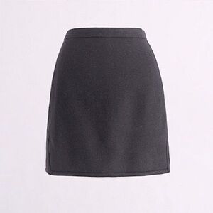 J.Crew - Double Notch Wool Mini Skirt
